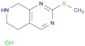 Pyrido[3,4-d]pyrimidine, 5,6,7,8-tetrahydro-2-(methylthio)-, hydrochloride (1:1)