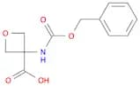 3-Oxetanecarboxylic acid, 3-[[(phenylmethoxy)carbonyl]amino]-