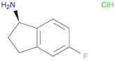 1H-Inden-1-amine, 5-fluoro-2,3-dihydro-, hydrochloride (1:1), (1R)-