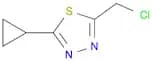 1,3,4-Thiadiazole, 2-(chloromethyl)-5-cyclopropyl-
