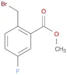 Benzoic acid, 2-(bromomethyl)-5-fluoro-, methyl ester