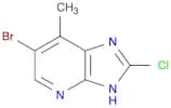 3H-Imidazo[4,5-b]pyridine, 6-bromo-2-chloro-7-methyl-