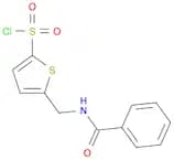 2-Thiophenesulfonyl chloride, 5-[(benzoylamino)methyl]-