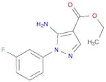 1H-Pyrazole-4-carboxylic acid, 5-amino-1-(3-fluorophenyl)-, ethyl ester