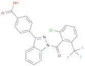 Benzoic acid, 4-[1-[2-chloro-6-(trifluoromethyl)benzoyl]-1H-indazol-3-yl]-