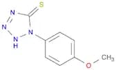 5H-Tetrazole-5-thione, 1,2-dihydro-1-(4-methoxyphenyl)-