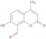 2H-1-Benzopyran-8-carboxaldehyde, 7-hydroxy-4-methyl-2-oxo-