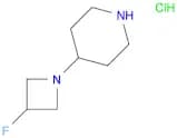 Piperidine, 4-(3-fluoro-1-azetidinyl)-, hydrochloride (1:2)