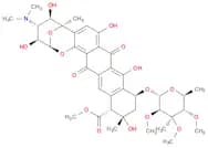 2,6-Epoxy-2H-naphthaceno[1,2-b]oxocin-14-carboxylic acid, 11-[(6-deoxy-3-C-methyl-2,3,4-tri-O-meth…