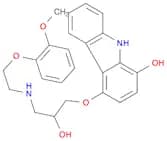 9H-Carbazol-1-ol, 4-[2-hydroxy-3-[[2-(2-methoxyphenoxy)ethyl]amino]propoxy]-