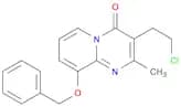 4H-Pyrido[1,2-a]pyrimidin-4-one, 3-(2-chloroethyl)-2-methyl-9-(phenylmethoxy)-