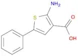 3-Thiophenecarboxylic acid, 2-amino-5-phenyl-