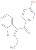 Methanone, (2-ethyl-3-benzofuranyl)(4-hydroxyphenyl)-