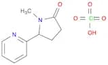 2-Pyrrolidinone, 1-methyl-5-(2-pyridinyl)-, perchlorate (1:1)