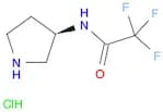 Acetamide, 2,2,2-trifluoro-N-(3R)-3-pyrrolidinyl-, hydrochloride (1:1)