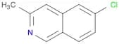 Isoquinoline, 6-chloro-3-methyl-