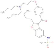 Methanesulfonamide, N-[2-butyl-3-[4-[3-(dibutylamino)propoxy]benzoyl]-5-benzofuranyl]-