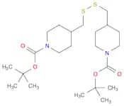 di-tert-butyl 4,4'-(disulfanediylbis(methylene))bis(piperidine-1-carboxylate)