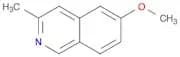 Isoquinoline, 6-methoxy-3-methyl-