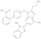 [1,1'-Biphenyl]-2-carboxylic acid, 4'-[(1,4'-dimethyl-2'-propyl[2,6'-bi-1H-benzimidazol]-1'-yl)met…