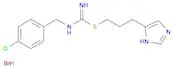 Carbamimidothioic acid, N-[(4-chlorophenyl)methyl]-, 3-(1H-imidazol-5-yl)propyl ester, hydrobromid…