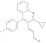 2-Propenal, 3-[2-cyclopropyl-4-(4-fluorophenyl)-3-quinolinyl]-, (2E)-