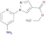1H-Pyrazole-4-carboxylic acid, 1-(4-amino-2-pyridinyl)-, ethyl ester