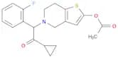 Ethanone, 2-[2-(acetyloxy)-6,7-dihydrothieno[3,2-c]pyridin-5(4H)-yl]-1-cyclopropyl-2-(2-fluorophen…