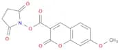 2H-1-Benzopyran-3-carboxylic acid, 7-methoxy-2-oxo-, 2,5-dioxo-1-pyrrolidinyl ester