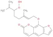 7H-Furo[3,2-g][1]benzopyran-7-one, 9-[[(2E)-6-hydroperoxy-3,7-dimethyl-2,7-octadien-1-yl]oxy]-