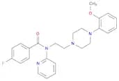 Benzamide, 4-fluoro-N-[2-[4-(2-methoxyphenyl)-1-piperazinyl]ethyl]-N-2-pyridinyl-
