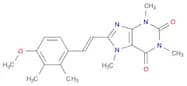 1H-Purine-2,6-dione, 3,7-dihydro-8-[(1E)-2-(4-methoxy-2,3-dimethylphenyl)ethenyl]-1,3,7-trimethyl-