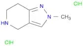2H-Pyrazolo[4,3-c]pyridine, 4,5,6,7-tetrahydro-2-methyl-, hydrochloride (1:2)