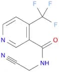 3-Pyridinecarboxamide, N-(cyanomethyl)-4-(trifluoromethyl)-