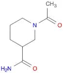 3-Piperidinecarboxamide, 1-acetyl-