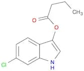 Butanoic acid, 6-chloro-1H-indol-3-yl ester