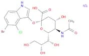 α-Neuraminic acid, N-acetyl-2-O-(5-bromo-4-chloro-1H-indol-3-yl)-, sodium salt (1:1)