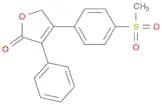 2(5H)-Furanone, 4-[4-(methylsulfonyl)phenyl]-3-phenyl-