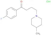 1-Butanone, 1-(4-fluorophenyl)-4-(4-methyl-1-piperidinyl)-, hydrochloride (1:1)