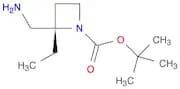1-Azetidinecarboxylic acid, 2-(aminomethyl)-2-ethyl-, 1,1-dimethylethyl ester, (2S)-