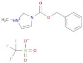 1H-Imidazolium, 1-methyl-3-[(phenylmethoxy)carbonyl]-, 1,1,1-trifluoromethanesulfonate (1:1)