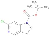 1H-Pyrrolo[3,2-c]pyridine-1-carboxylic acid, 6-chloro-2,3-dihydro-, 1,1-dimethylethyl ester