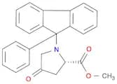 L-Proline, 4-oxo-1-(9-phenyl-9H-fluoren-9-yl)-, methyl ester