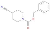 1-Piperidinecarboxylic acid, 4-cyano-, phenylmethyl ester