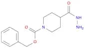 1,4-Piperidinedicarboxylic acid, 1-(phenylmethyl) ester, 4-hydrazide