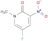 2(1H)-Pyridinone, 5-fluoro-1-methyl-3-nitro-