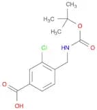 Benzoic acid, 3-chloro-4-[[[(1,1-dimethylethoxy)carbonyl]amino]methyl]-