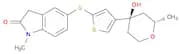 2H-Indol-2-one, 1,3-dihydro-1-methyl-5-[[4-[(2S,4R)-tetrahydro-4-hydroxy-2-methyl-2H-pyran-4-yl]-2…