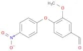 Benzaldehyde, 3-methoxy-4-(4-nitrophenoxy)-