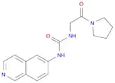 Urea, N-6-isoquinolinyl-N'-[2-oxo-2-(1-pyrrolidinyl)ethyl]-